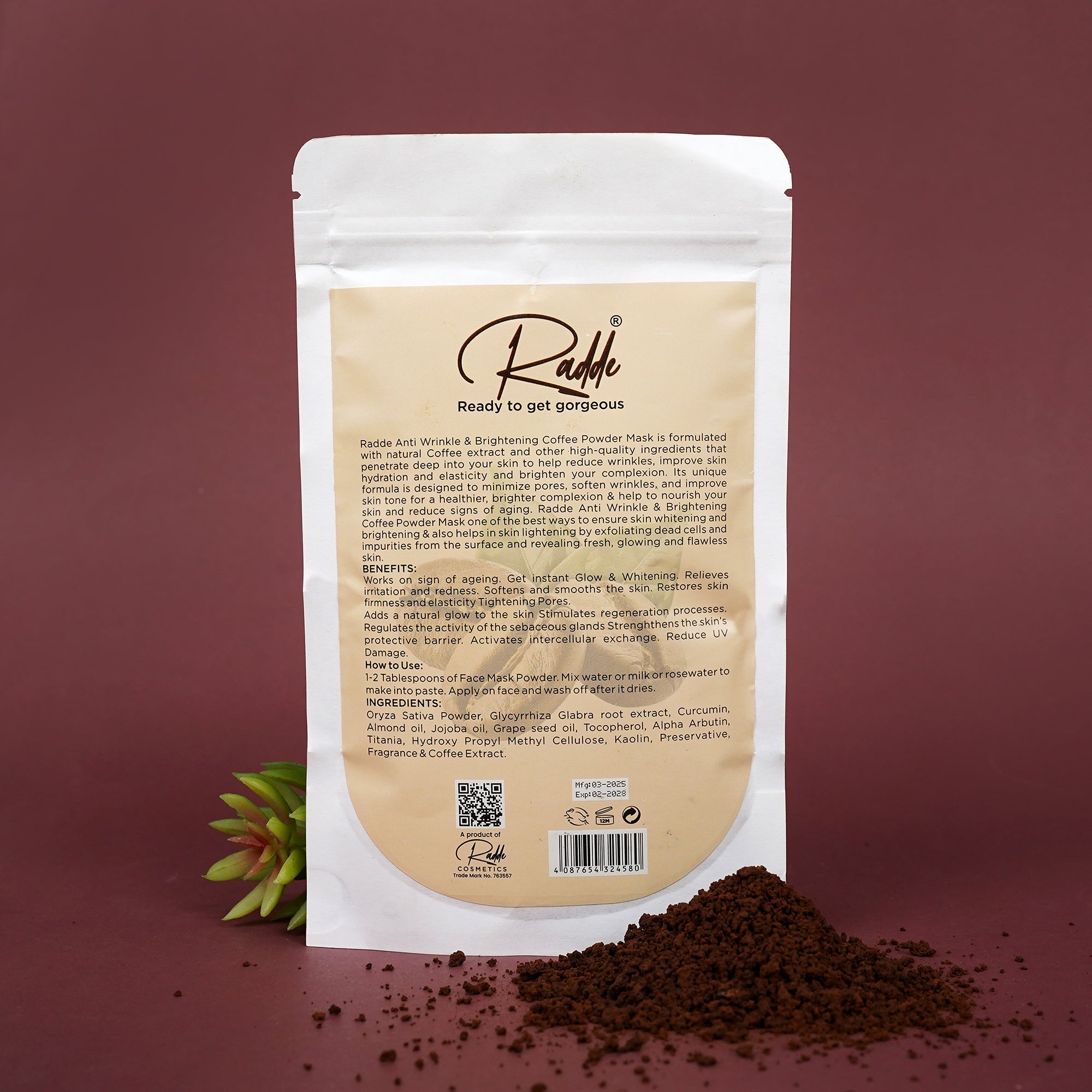 Coffee Powder Face Mask